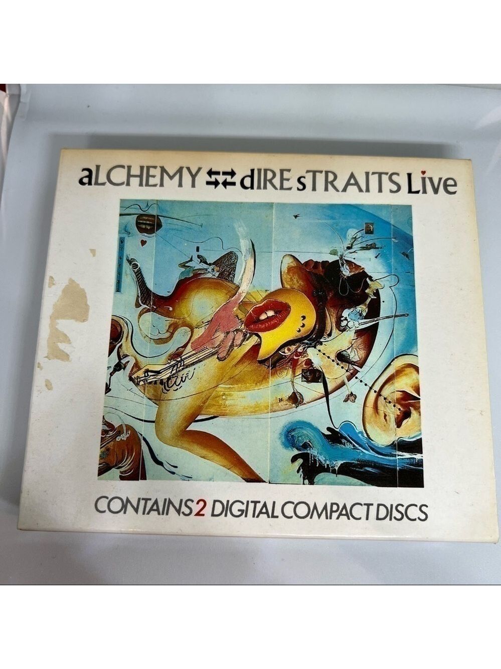 Euc- Alchemy - DIRE STRAITS Live 2-CD Vertigo Red Swirl W.Germany box set